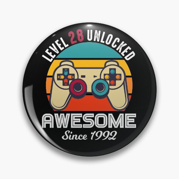 Item preview, Level 28 Unlocked Birthday Awesome Since 1992 designed and sold by RandomStuffShop.