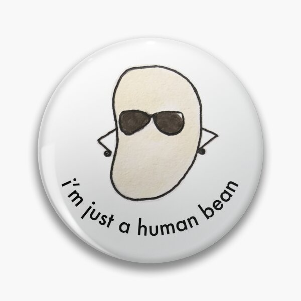 Item preview, i'm just a human lima bean - black text designed and sold by penguimelia.