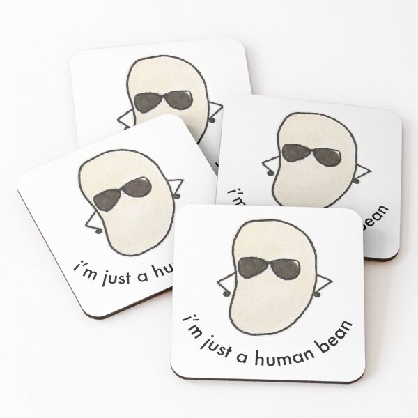 Item preview, i'm just a human lima bean - black text designed and sold by penguimelia.