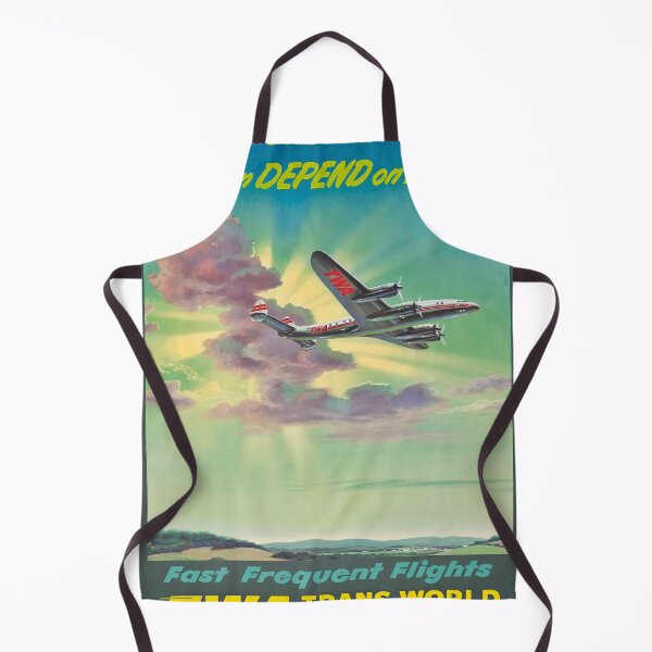 Item preview, retro classic Fast frequent Flights poster designed and sold by CorasPosters.