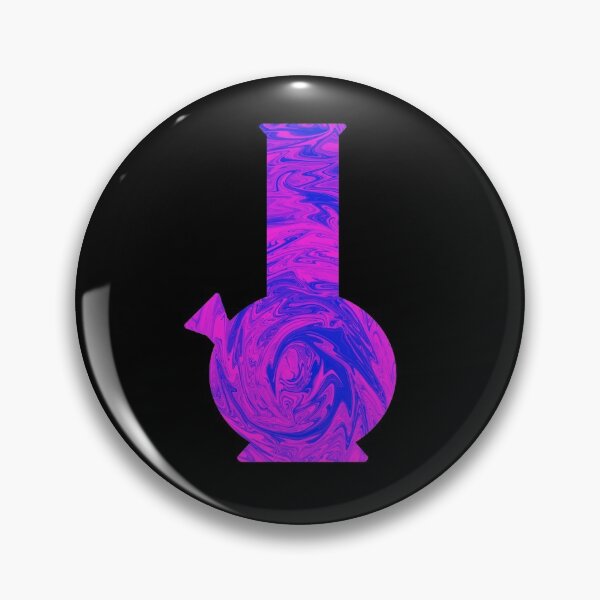 Item preview, Pink & Blue Water Pipe Bong designed and sold by TheBearandBunny.
