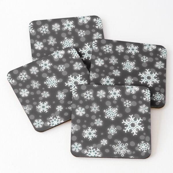 Item preview, Charcoal Snowy Scene Pattern  designed and sold by IdentiTee Studios.