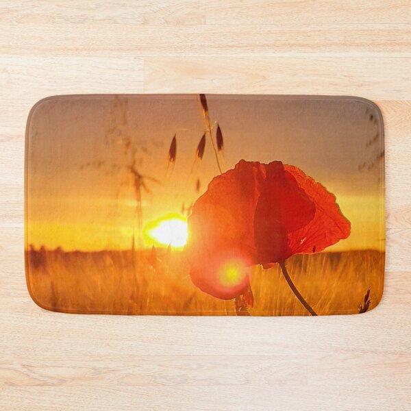 Item preview, Beautiful Red Poppy Flower | Wheat Summer Sunset Photography designed and sold by KristinasPhotos.