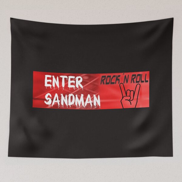 Item preview, Enter Sandman designed and sold by QuotesDogma.