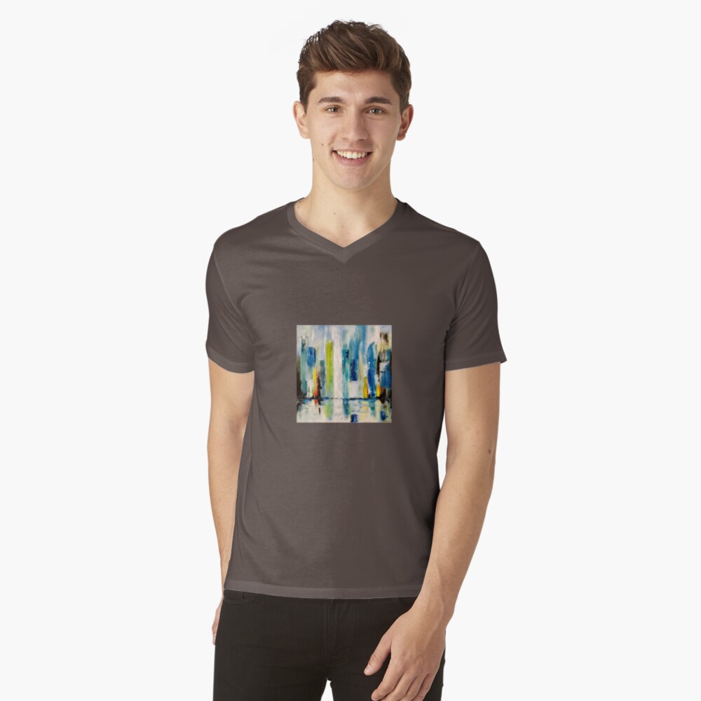Item preview, V-Neck T-Shirt designed and sold by char55116.
