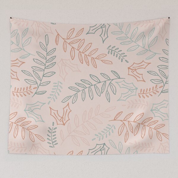 Item preview, Colorful Leaves Pink designed and sold by sarahrinouye.