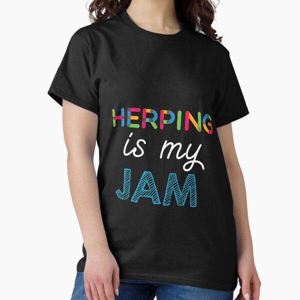 Item preview, Herping is my Jam. Funny Herping Design designed and sold by Custom365.