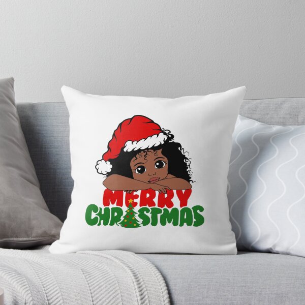 Item preview, American African Christmas Santa Cute Natural Hair Afro Xmas designed and sold by PrintOfi.