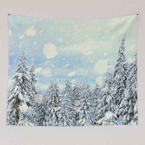 Item preview, snowflakes winter night christmas designed and sold by cutecrazytshirt.
