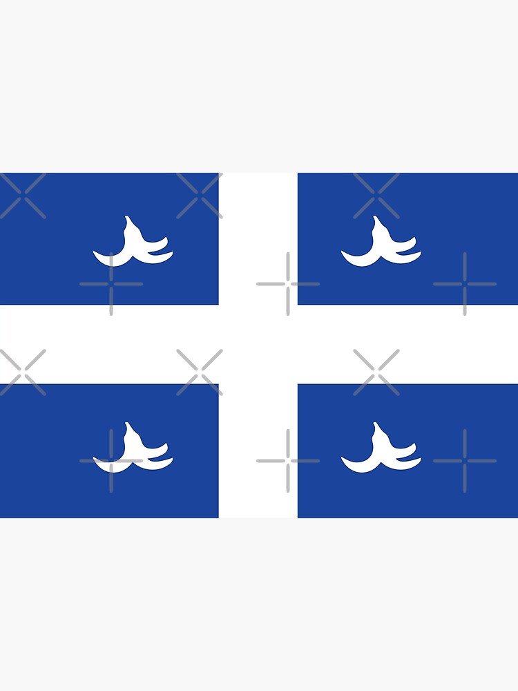 "Quebec flag drapeau Banana Republic Elections Republique de Banane CAQ