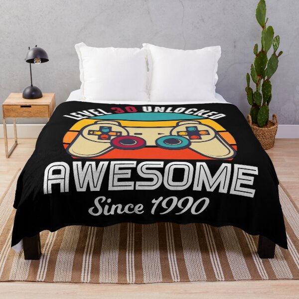 Item preview, Level 30 Unlocked Birthday Awesome Since 1990 designed and sold by RandomStuffShop.