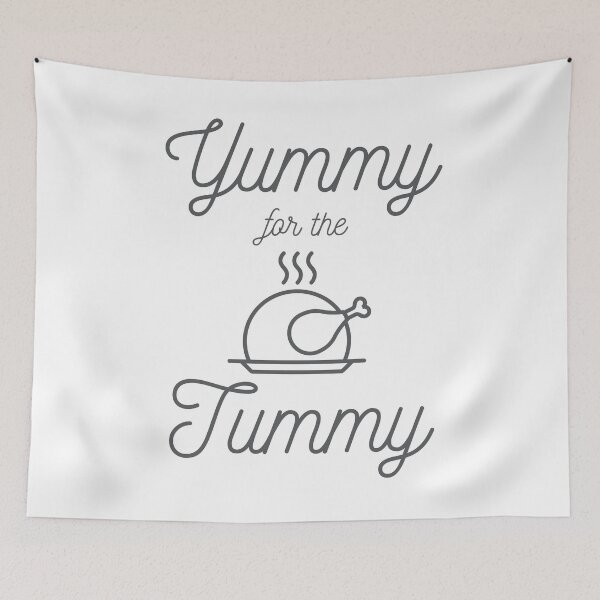 Item preview, Yummy for the Tummy Turkey Thanksgiving Holiday designed and sold by RGVDesigns.
