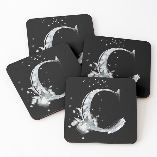 Item preview, Letter C Winter Snow designed and sold by Printedarts.