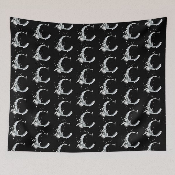 Item preview, Letter C Winter Snow designed and sold by Printedarts.