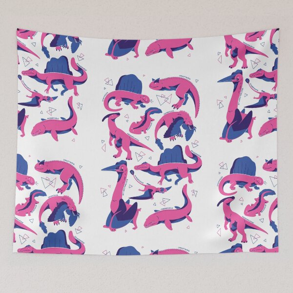 Item preview, Prehistoric Animal Pseudo Risograph with Names designed and sold by catdoq.