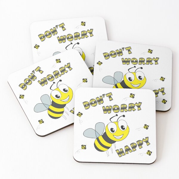 Item preview, Don't Worry, Bee Happy designed and sold by BijouArt.
