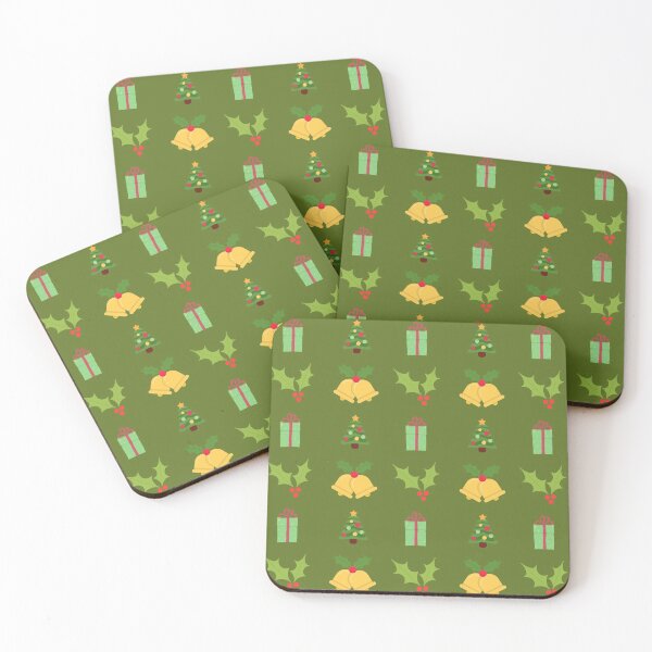 Item preview, Christmas Decoration Pattern (Green Background) designed and sold by urbnbodga.