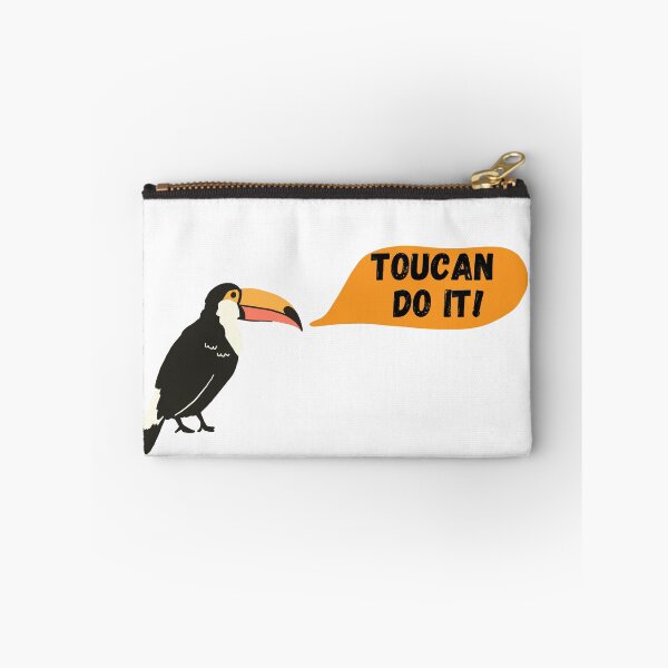 Item preview, Toucan do it! Motivational bird. Funny sticker.  designed and sold by TheWaterBirds.