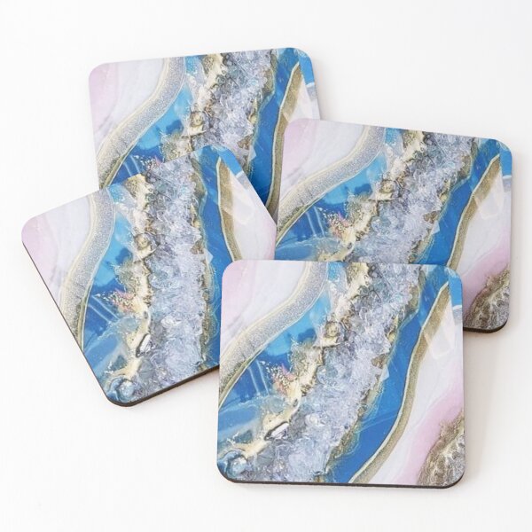 Artikelvorschau, Golden Pink Blue Crystal entworfen und verkauft von DeeSignTShirts.