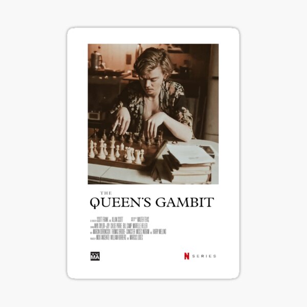 Benny Watts - The Queen's Gambit Sticker for Sale by ancesp