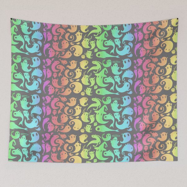 Item preview, Ghost Doodle Rainbow designed and sold by Enigmay.