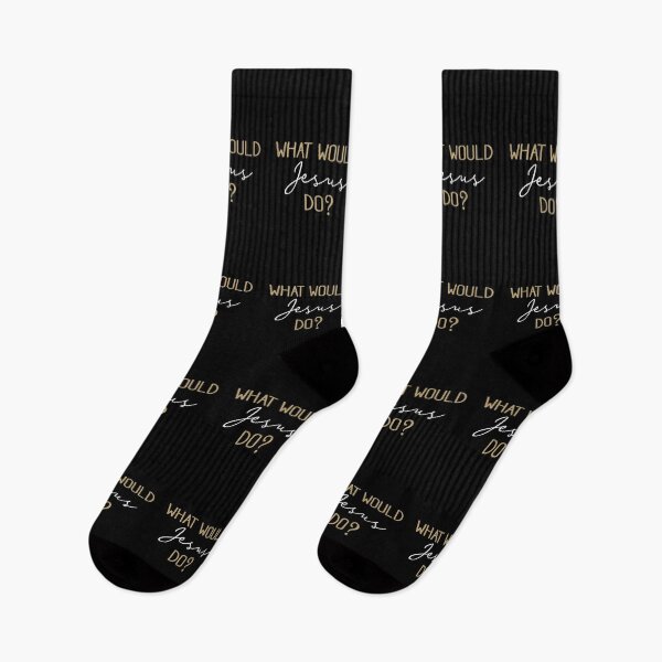 Item preview, What Would Jesus Do? Gold And White designed and sold by Paulina Vanlife.