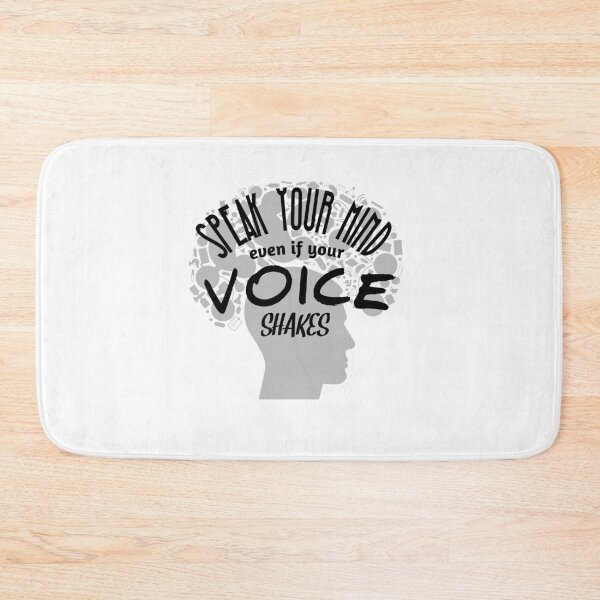 Item preview, Speak Your Mind Even If Your Voice Shakes Rbg Ruth Bader Ginsburg Feminist Resist Quote Essential T-Shirt designed and sold by myrstyle.