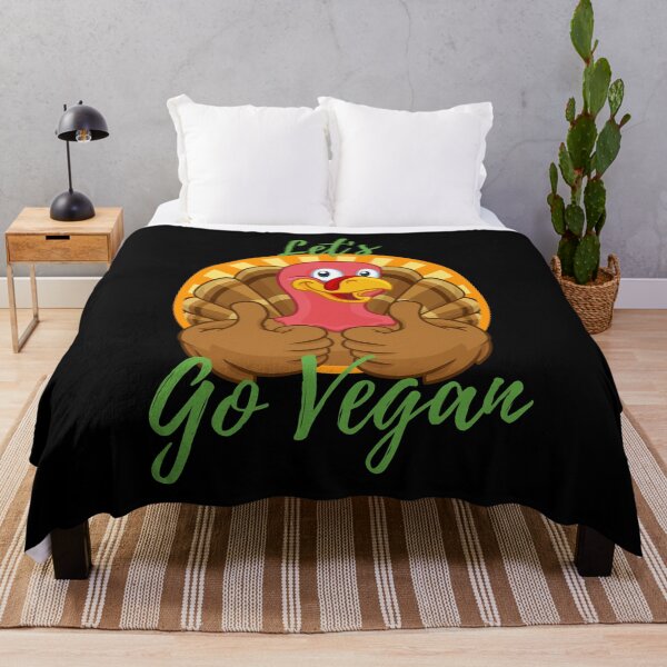 Item preview, Let's Go Vegan Turkey Thanksgiving Joke Holiday Grateful designed and sold by RGVDesigns.