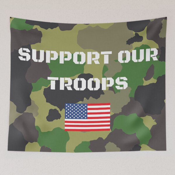 Item preview, Support Our Troops designed and sold by ml-77pro.