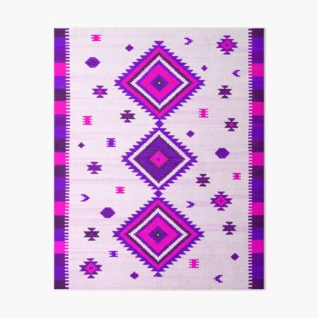 Oriental Traditional Moroccan Bohemian Style Art Board Print