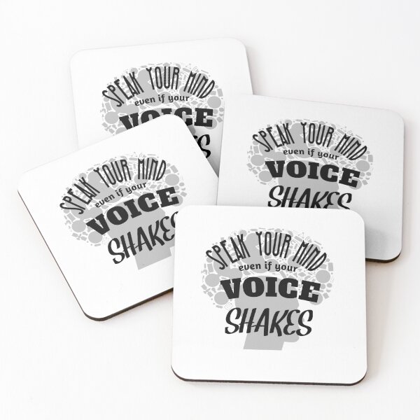 Item preview, Speak Your Mind Even If Your Voice Shakes Rbg Ruth Bader Ginsburg Feminist Resist Quote Essential T-Shirt designed and sold by myrstyle.
