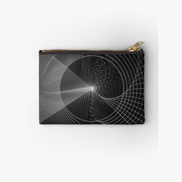 Item preview, Psytrance Design - Psychedelic Geometric Fractal - Minimal - White on Black designed and sold by JordanHolmes.