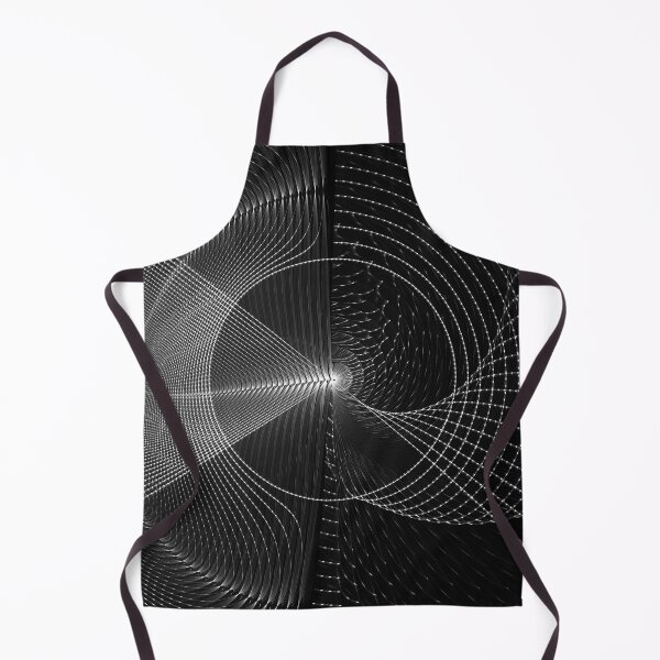 Item preview, Psytrance Design - Psychedelic Geometric Fractal - Minimal - White on Black designed and sold by JordanHolmes.