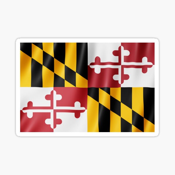 Maryland Flag Sticker