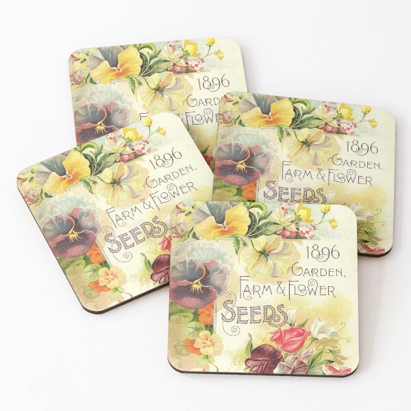 Item preview, Sweet peas and pansies - Cole's  seeds, 1896 designed and sold by killies.