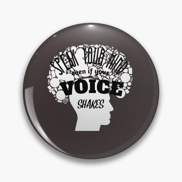 Item preview, Speak Your Mind Even If Your Voice Shakes Rbg Ruth Bader Ginsburg Feminist Resist Quote Essential T-Shirt designed and sold by myrstyle.