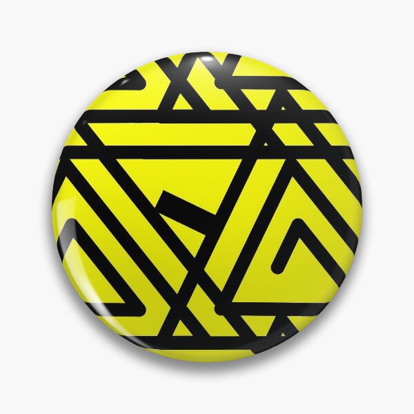 Item preview, Yellow and Black Triangular Coils designed and sold by PatternsRUs.