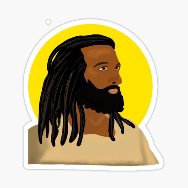 Item preview, Black Jesus With Locs Dreadlocks designed and sold by blackartmatters.