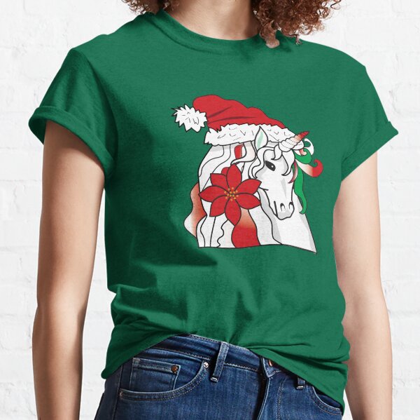 Christmas Unicorn Classic T-Shirt