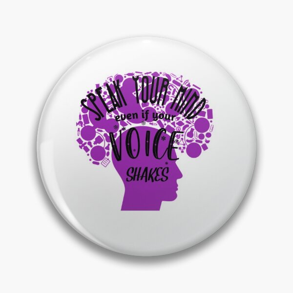 Item preview, Speak Your Mind Even If Your Voice Shakes Rbg Ruth Bader Ginsburg Feminist Resist Quote Essential T-Shirt designed and sold by myrstyle.