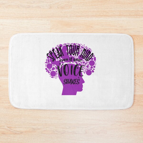 Item preview, Speak Your Mind Even If Your Voice Shakes Rbg Ruth Bader Ginsburg Feminist Resist Quote Essential T-Shirt designed and sold by myrstyle.