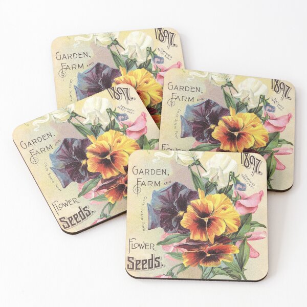 Item preview, Cole's superb pansy, Eckford's sweet peas - Cole's  1897 designed and sold by killies.