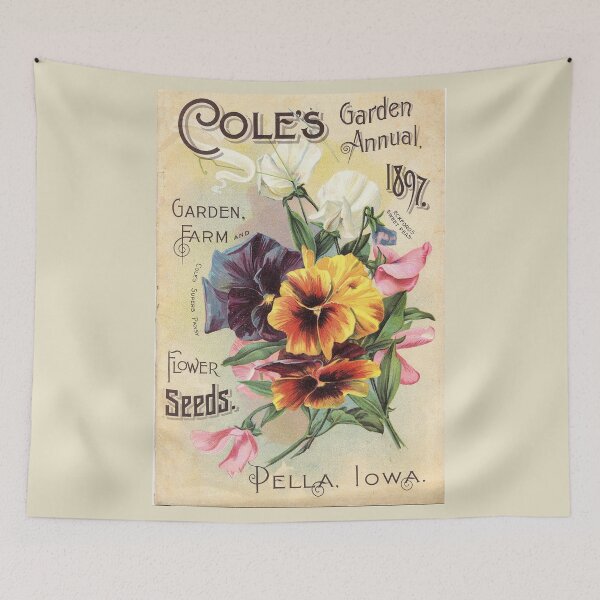 Item preview, Cole's superb pansy, Eckford's sweet peas - Cole's  1897 designed and sold by killies.