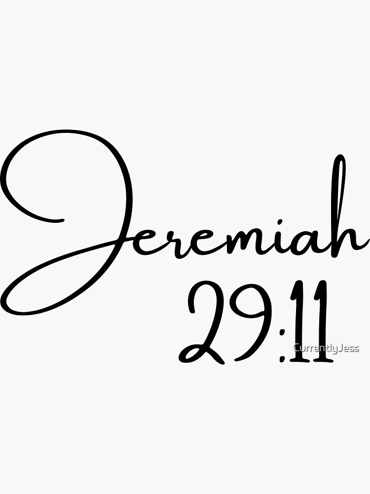 Jeremiah 29 11 tattoo fonts | Orangetattooshop.com