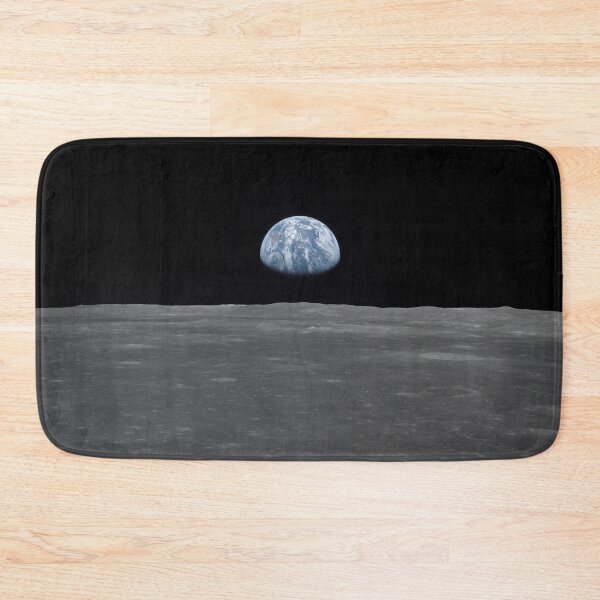 Item preview, Apollo 11 Mission image - View of the moon, with Earth on the horizon designed and sold by greg5000.