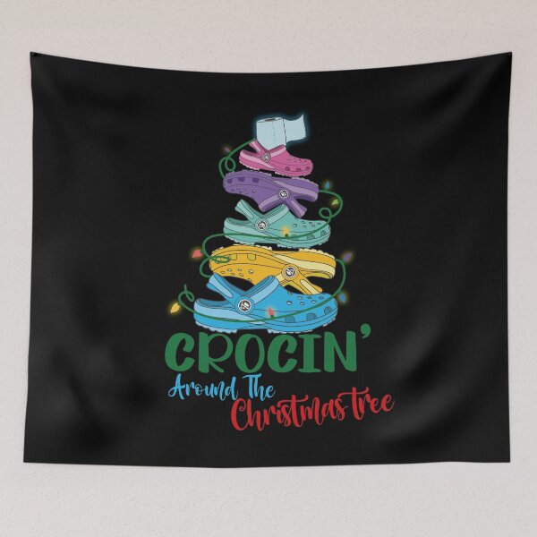 Item preview, Crocin Around The Christmas Tree designed and sold by tinypurpleland.