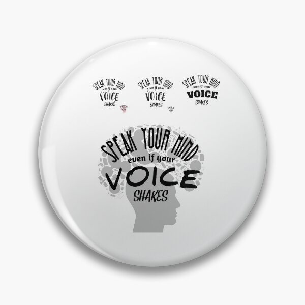 Item preview, Speak Your Mind Even If Your Voice Shakes Rbg Ruth Bader Ginsburg Feminist Resist Quote Essential T-Shirt designed and sold by myrstyle.