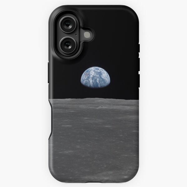 Item preview, Apollo 11 Mission image - View of the moon, with Earth on the horizon designed and sold by greg5000.