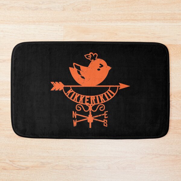 Item preview, Kikkerikiii Weather Vane - Orange designed and sold by CCCDesign.