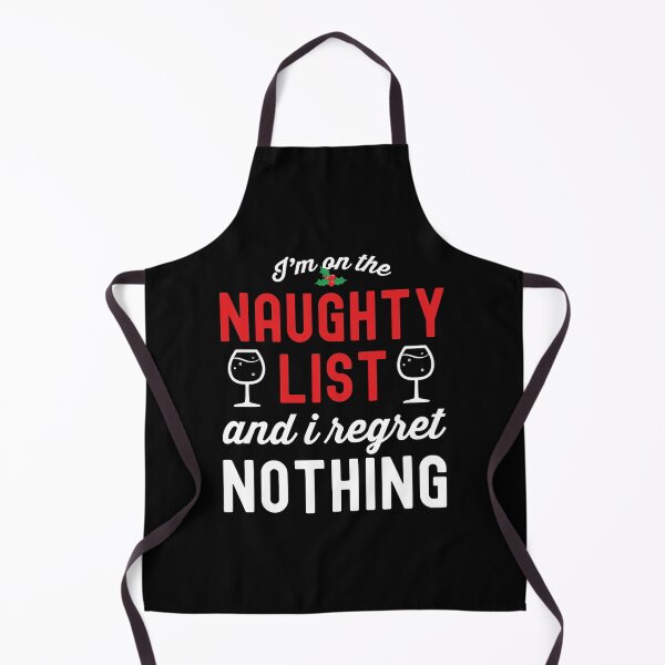 Item preview, I'm On The Naughty List and I Regret Nothing | Gin lover, Christmas Drinking, Alcohol, Party Gifts for Holidays Thanksgiving Christmas designed and sold by ibeargifts.
